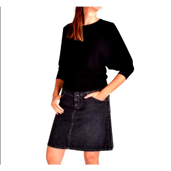 CLOSED Ibbie Dark Gray Denim Skirt- 28 MSRP $250 - Picture 7 of 16